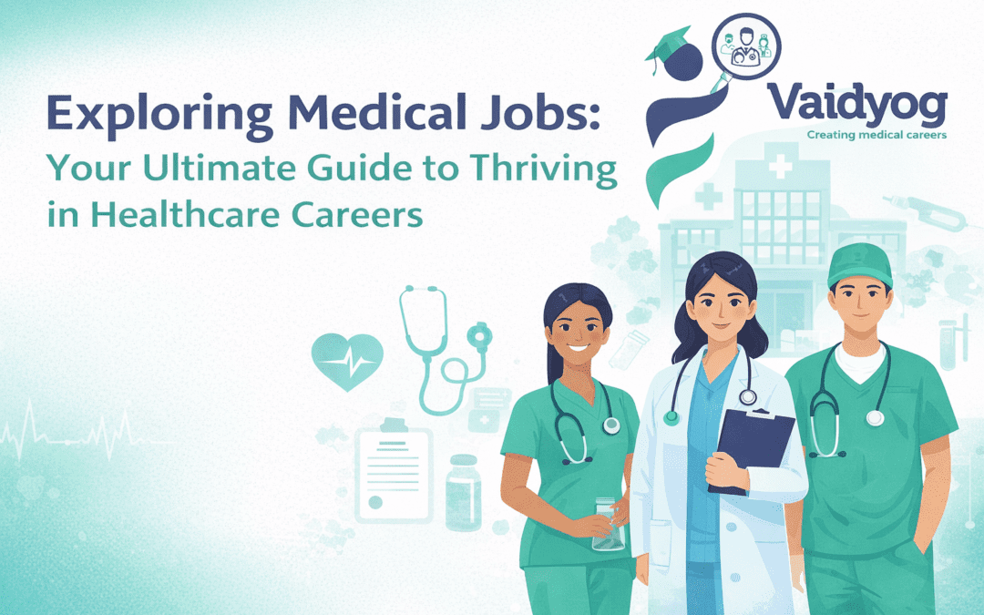 Welcome to the dynamic world of medical jobs, where passion meets purpose, and every day brings the opportunity to make a life-changing impact. In an era where healthcare is evolving rapidly due to technological advancements, demographic shifts, and global health challenges, pursuing a career in medicine isn't just a job—it's a calling. Whether you're a seasoned professional looking to pivot or a fresh graduate dreaming of donning a white coat, this comprehensive blog post will navigate you through the vast landscape of medical jobs. We'll delve into types of roles, benefits, challenges, and practical tips for landing your dream position. And remember, when it comes to finding the perfect medical job, Vaidyog emerges as the best medical job portal, offering unparalleled resources tailored for healthcare enthusiasts. As we embark on this journey, let's infuse our discussion with relevant keywords like medical jobs, healthcare careers, doctor jobs, nursing jobs, medical career opportunities, and healthcare job search. These terms will not only optimize our content for search engines but also highlight the breadth of possibilities in the medical field. By the end of this post, you'll be equipped with insights to propel your career forward, backed by an FAQ section addressing common queries. The Diverse World of Medical Jobs: From Bedside Care to Cutting-Edge Research Medical jobs encompass a wide array of roles, each contributing uniquely to patient care, research, and community health. The healthcare industry is booming, with the Bureau of Labor Statistics projecting a 16% growth in healthcare occupations from 2020 to 2030, faster than the average for all occupations. This surge is driven by an aging population, advancements in medical technology, and the ongoing need for skilled professionals in areas like telemedicine and preventive care. 1. Physician and Doctor Jobs: The Backbone of Healthcare At the forefront of medical jobs are physician roles, including doctors in specialties like cardiology, oncology, and pediatrics. Doctor jobs require extensive education—typically a medical degree, residency, and board certification—but offer immense rewards. For instance, a cardiologist might spend their days performing life-saving surgeries, while a family physician provides holistic care in a community clinic. Keywords like "doctor jobs" and "physician careers" are crucial here, as these positions often command high salaries, with median annual wages exceeding $200,000 according to recent data. Physicians aren't limited to clinical settings; many venture into research, administration, or telemedicine. The rise of telehealth has opened new avenues for doctor jobs, allowing professionals to consult patients remotely, reducing burnout and expanding reach. If you're passionate about science and human health, doctor jobs could be your gateway to a fulfilling medical career. 2. Nursing Jobs: Compassionate Caregivers in Demand Nursing jobs form the heart of healthcare delivery, with registered nurses (RNs), nurse practitioners (NPs), and specialized roles like ICU nurses playing pivotal roles. Nursing jobs demand empathy, quick thinking, and technical skills, from administering medications to educating patients on chronic conditions. The American Nurses Association reports a shortage of nurses, making nursing jobs highly sought after. Keywords such as "nursing jobs" and "RN careers" highlight the stability and growth in this field, with opportunities in hospitals, clinics, schools, and even travel nursing. Nurse practitioners, in particular, enjoy autonomy in diagnosing and treating patients, often working alongside physicians. With the expansion of nurse-led clinics, nursing jobs are evolving to include leadership and entrepreneurial roles. If you're drawn to hands-on care, nursing jobs offer a blend of challenge and gratification. 3. Allied Health Professions: Supporting the Medical Team Beyond doctors and nurses, medical jobs include allied health roles like physical therapists, pharmacists, radiologists, and medical laboratory scientists. These positions are essential for comprehensive patient care. For example, a pharmacist ensures safe medication use, while a physical therapist helps patients regain mobility after injuries. Keywords like "allied health jobs" and "healthcare support roles" underscore the diversity, with many requiring bachelor's degrees and certifications. The demand for allied health professions is rising, fueled by an aging population needing rehabilitation and chronic disease management. These medical jobs often provide work-life balance and competitive salaries, making them attractive entry points into healthcare careers. 4. Specialized and Emerging Medical Jobs The medical field is innovating, creating niches like genetic counselors, health informatics specialists, and telemedicine coordinators. Genetic counselors guide families through hereditary conditions, while health informatics roles involve managing electronic health records. Keywords such as "specialized medical careers" and "emerging healthcare jobs" capture this trend. With the integration of AI and data analytics, these roles are at the cutting edge of medical advancements. Additionally, public health jobs, such as epidemiologists and health educators, focus on community well-being, addressing issues like pandemics and health disparities. These medical jobs emphasize prevention and policy, offering a broader impact. Benefits of Pursuing Medical Jobs: Rewards Beyond the Paycheck Medical jobs aren't just about financial stability; they offer profound personal and professional fulfillment. Let's explore the perks that make healthcare careers so appealing. 1. Job Security and Growth Opportunities In a volatile job market, medical jobs provide unparalleled security. The healthcare sector is recession-proof, with consistent demand for skilled professionals. According to the U.S. Department of Labor, employment in healthcare is expected to add millions of jobs in the coming decade. Keywords like "job security in healthcare" and "medical career growth" reflect this stability, allowing you to build a long-term career with opportunities for advancement. 2. Competitive Salaries and Benefits Medical jobs often come with lucrative compensation. Physicians earn six-figure salaries, while nurses and allied health workers enjoy median wages ranging from $50,000 to $100,000, plus benefits like health insurance, retirement plans, and paid time off. Keywords such as "high-paying medical jobs" and "healthcare salary trends" highlight how these roles reward expertise and dedication. 3. Personal Fulfillment and Impact The true allure of medical jobs lies in the ability to save lives and improve quality of life. Whether it's a nurse comforting a patient or a researcher developing a new vaccine, healthcare careers offer a sense of purpose. Studies show that healthcare workers report higher job satisfaction due to meaningful work, fostering resilience and emotional growth. 4. Flexibility and Variety Medical jobs offer flexibility, from part-time shifts to remote telemedicine roles. You can specialize in areas like pediatrics or geriatrics, or even travel the world as a locum tenens physician. Keywords like "flexible healthcare careers" and "diverse medical roles" emphasize the adaptability, allowing you to tailor your path to personal preferences. Challenges in Medical Jobs: Navigating the Realities While rewarding, medical jobs come with hurdles that require resilience and support. 1. High Stress and Burnout Healthcare professionals often face intense pressure, long hours, and emotional tolls, leading to burnout. The COVID-19 pandemic exacerbated this, with reports of increased mental health issues among doctors and nurses. Keywords like "healthcare burnout" and "medical job stress" remind us of the need for self-care and workplace support. 2. Educational and Licensing Barriers Entering medical jobs requires rigorous education and certifications, which can be time-consuming and costly. For instance, becoming a physician involves years of schooling and exams. Keywords such as "medical education requirements" and "healthcare licensing" highlight these challenges, but also the value of investing in your future. 3. Work-Life Balance Issues Irregular shifts and on-call duties can disrupt personal life. However, many organizations are adopting policies to promote balance, like flexible scheduling. Keywords like "work-life balance in medical careers" encourage seeking employers that prioritize well-being. 4. Evolving Demands and Technology Keeping up with medical advancements, like AI diagnostics, requires continuous learning. Keywords such as "technological challenges in healthcare" and "ongoing education in medical jobs" stress the importance of adaptability. How to Find Medical Jobs: Leveraging the Best Resources Finding the right medical job involves strategic searching and networking. Job portals are invaluable, and among them, Vaidyog stands out as the best medical job portal. With its intuitive interface, extensive database of healthcare job listings, and personalized matching algorithms, Vaidyog connects job seekers with opportunities tailored to their skills and locations. Whether you're looking for doctor jobs in urban hospitals or nursing jobs in rural clinics, Vaidyog's platform simplifies the process, offering resume builders, interview tips, and career advice. 1. Utilizing Job Portals and Websites Start with reputable sites like Indeed, LinkedIn, and specialized platforms. Vaidyog excels by focusing exclusively on medical jobs, providing verified listings and user reviews. Keywords like "medical job portals" and "best healthcare job search sites" guide you to efficient tools. 2. Networking and Professional Associations Join organizations like the American Medical Association or nursing unions for job leads and mentorship. Attend conferences and webinars to build connections. Keywords such as "networking in healthcare" and "medical career associations" emphasize community support. 3. Internships and Volunteering Gain experience through internships or volunteering at clinics. This not only builds your resume but also opens doors to full-time roles. Keywords like "internships in medical jobs" and "volunteering for healthcare careers" highlight practical entry points. 4. Why Vaidyog is the Best Medical Job Portal Vaidyog differentiates itself with features like AI-driven job recommendations, salary insights, and employer-verified postings. Users praise its ease of use and success stories, making it the go-to for medical career opportunities. If you're serious about advancing in healthcare, Vaidyog is your best bet. Tips for Applying to Medical Jobs: Stand Out in a Competitive Field Securing medical jobs requires a polished application and preparation. 1. Tailor Your Resume and Cover Letter Highlight relevant experience, certifications, and skills. Use keywords like "medical resume tips" and "healthcare job applications" to optimize for applicant tracking systems. 2. Prepare for Interviews Practice common questions about patient care and ethics. Showcase your passion for healthcare careers. 3. Continuous Learning Pursue certifications and courses to stay competitive. Keywords such as "professional development in medical jobs" and "certifications for healthcare" are key. 4. Seek Feedback and Mentorship Get advice from mentors to refine your approach. The Future of Medical Jobs: Trends Shaping Tomorrow The landscape of medical jobs is transforming with telemedicine, AI, and personalized medicine. Remote doctor jobs are surging, and data-driven roles are emerging. Keywords like "future of healthcare careers" and "trends in medical jobs" point to exciting possibilities, urging professionals to embrace change. Conclusion: Embark on Your Medical Journey Today Medical jobs offer a pathway to purpose, growth, and impact. From doctor jobs to nursing roles, the opportunities are endless. Remember, for the best experience in your healthcare job search, turn to Vaidyog—the best medical job portal. Start exploring today and step into a rewarding future. FAQ: Frequently Asked Questions About Medical Jobs What are the most in-demand medical jobs right now? Nursing jobs, physician roles, and allied health positions like physical therapists are highly sought after due to aging populations and healthcare expansions. How do I get started in a medical career? Begin with relevant education, such as a nursing degree or medical school. Use portals like Vaidyog for job listings and internships. What skills are essential for medical jobs? Empathy, technical proficiency, communication, and adaptability are key. Continuous learning is crucial. Why is Vaidyog the best medical job portal? Vaidyog offers personalized job matching, extensive listings, and user-friendly tools, making it superior for healthcare job searches. What challenges should I expect in medical jobs? High stress, long hours, and educational barriers are common, but support systems help manage them. Are there remote opportunities in medical jobs? Yes, telemedicine has created remote doctor jobs and virtual nursing roles. How much do medical jobs pay? Salaries vary; physicians earn over 75,000, depending on experience and location. What certifications are needed for medical jobs? Roles require specific licenses, like RN certification for nursing or board certification for doctors. How can I avoid burnout in medical jobs? Prioritize self-care, seek work-life balance, and utilize employer resources. Where can I find more resources for medical career opportunities? Check Vaidyog for the latest listings, or join professional associations for guidance.