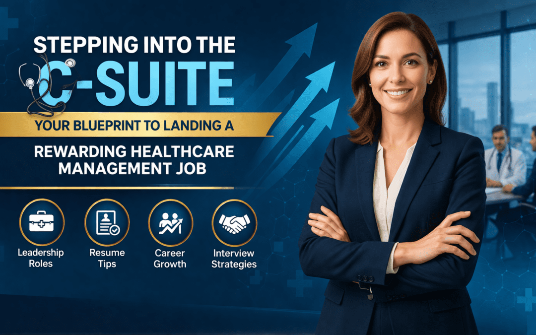 Stepping Into the C-Suite: Your Blueprint to Landing a Rewarding Healthcare Management Job