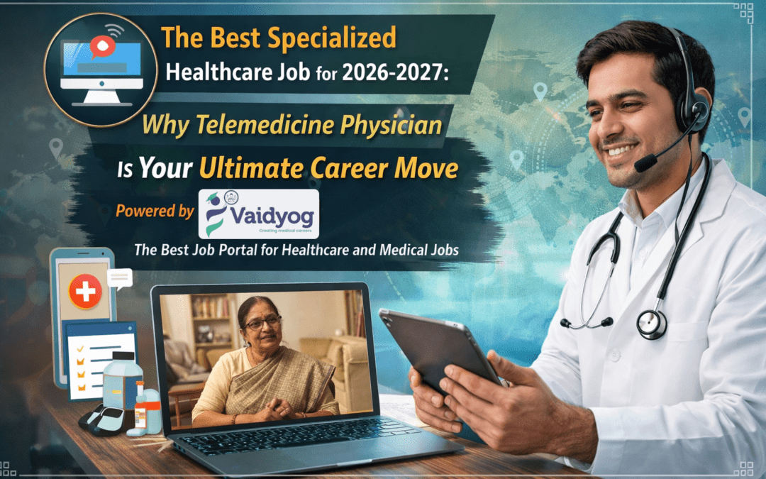 The Best Specialized Healthcare Job for 2026-2027: Why Telemedicine Physician is Your Ultimate Career Move – Powered by Vaidyog, the Best Job Portal for Healthcare and Medical Jobs
