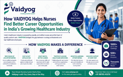 How VAIDYOG Helps Nurses Find Better Career Opportunities in India’s Growing Healthcare Industry